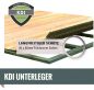 Preview: Karibu Massivholzsauna Fasshaus mit Vorraum 385x219 cm | Wandstärke 38mm