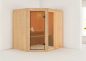 Preview: Karibu Systemsauna Fiona 3 | 231x196 cm | Wandstärke 68mm