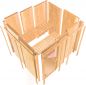 Preview: Karibu Systemsauna Fiona 3 | 231x196 cm | Wandstärke 68mm