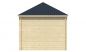 Preview: Ansicht Rechte Seite 5 Eck Gartenhaus Agnes 44mm 440x300cm