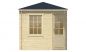 Preview: Ansicht Linke Seite 5 Eck Gartenhaus Jos 28mm 250x250cm