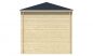 Preview: Ansicht Rechte Seite 5 Eck Gartenhaus Jos 28mm 250x250cm