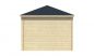 Preview: Ansicht Rechte Seite 5 Eck Gartenhaus Kennet 28mm 500x300cm