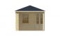 Preview: Ansicht Linke Seite 5 Eck Gartenhaus Markku 28mm 575x300cm