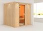 Preview: Karibu Systemsauna Daria | 196 x170 cm | Wandstärke 68mm