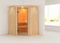 Preview: Karibu Systemsauna Nanja | 151x151 cm | Wandstärke 68mm