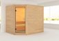 Preview: Karibu Massivholzsauna Tanami 231x196 cm | Wandstärke 40mm