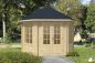 Preview: 6 Eck Gartenhaus Nora 34mm 354x316cm