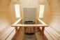 Preview: Karibu Massivholzsauna Fasssauna 400x216 cm | Wandstärke 42mm