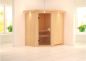 Preview: Karibu Systemsauna Tonja | 170 x151 cm | Wandstärke 68mm