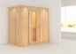 Preview: Karibu Systemsauna Variado 196x118 cm | Wandstärke 68mm