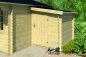 Preview: Blockhaus Gartenhaus Anbau 28mm