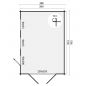 Preview: Garage Marketta 44mm | 380x536cm