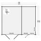 Preview: Garage Moa 58mm | 598x500cm