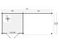 Preview: Grundriss Gartenhaus Charlotta 300+400x300cm