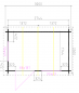 Preview: Grundriss Gartenhaus Quintin 300x200cm