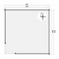 Preview: Grundriss Gartenlaube Marit 44mm 400x400cm