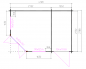 Preview: Grundriss 5 Eck Gartenhaus Lebrecht  28 mm 457 x 298 cm