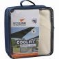 Preview: Nesling 90° Coolfit Sonnensegel 3-Eck 400x400x570 cm Altweiss