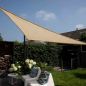 Preview: Nesling Coolfit Sonnensegel 3-Eck 500x500x500 cm Sand