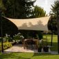 Preview: Nesling Coolfit Sonnensegel Quadrat 360x360x360x360 cm Altweiss