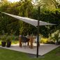 Preview: Nesling Coolfit Sonnensegel Quadrat 500x500x500x500 cm Grau