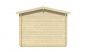 Preview: Ansicht Linke Seite Gartenhaus Aiste 40mm 500x300cm
