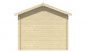 Preview: Ansicht Linke Seite Gartenhaus Aksel 28mm 400x300cm