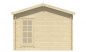 Preview: Ansicht Rechte Seite Gartenhaus Arne 28mm 450x350cm