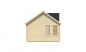 Preview: Ansicht Linke Seite Gartenhaus Big Ben 70mm 930x400cm