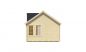 Preview: Ansicht Rechte Seite Gartenhaus Big Ben 70mm 930x400cm