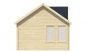 Preview: Ansicht Linke Seite Gartenhaus Clockhouse 44mm 550x400cm