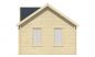 Preview: Ansicht Rechte Seite Gartenhaus Clockhouse Trevor 70mm 550x400cm