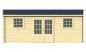 Preview: Ansicht Frontseite Gartenhaus Dianne 40mm 578x450cm