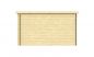 Preview: Ansicht Rechte Seite Gartenhaus Flow 40mm 595x400cm