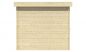 Preview: Ansicht Rechte Seite Gartenhaus Hypermodern 28mm 320x260cm