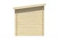 Preview: Ansicht Linke Seite Gartenhaus Kris 28mm 290x200cm