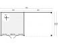 Preview: Grundriss Gartenhaus Kwaspa 44mm 800x400cm