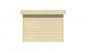 Preview: Ansicht Linke Seite Gartenhaus Megamodern 28mm 575x300cm