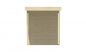 Preview: Ansicht Rechte Seite Gartenhaus Middelmodern 28mm 500x200cm