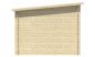 Preview: Ansicht Linke Seite Gartenhaus Mila 28mm 290x260cm