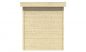 Preview: Ansicht Linke Seite Gartenhaus Minimodern 28mm 300x200cm