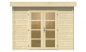 Preview: Ansicht Frontseite Gartenhaus Minimodern 28mm 300x200cm