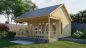 Preview: Gartenhaus Olaug 44mm 550x598cm