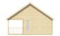 Preview: Ansicht Rechte Seite Gartenhaus Olaug 44mm 550x598cm
