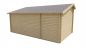 Preview: Seitliche Ansicht von Hinten Gartenhaus Selma 40mm 578x350cm