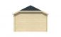 Preview: Ansicht Rechte Seite Gartenhaus Torkel 44mm 700x420cm