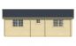 Preview: Ansicht Linke Seite Gartenhaus Wochenendhaus Ardee 70mm 817x700cm