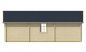 Preview: Ansicht Linke Seite Gartenhaus Wochenendhaus Kay 70mm 595x800cm