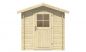 Preview: Ansicht Frontseite Gerätehaus Gartenhaus Richard 28mm 200x200cm